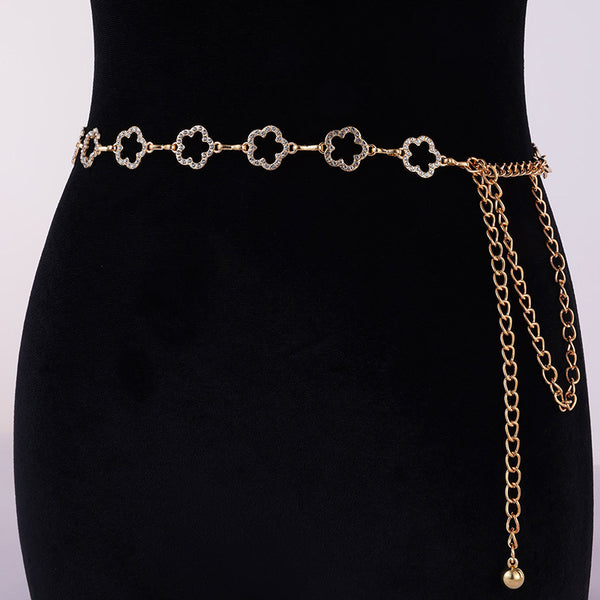 High End Flower Waist Chain