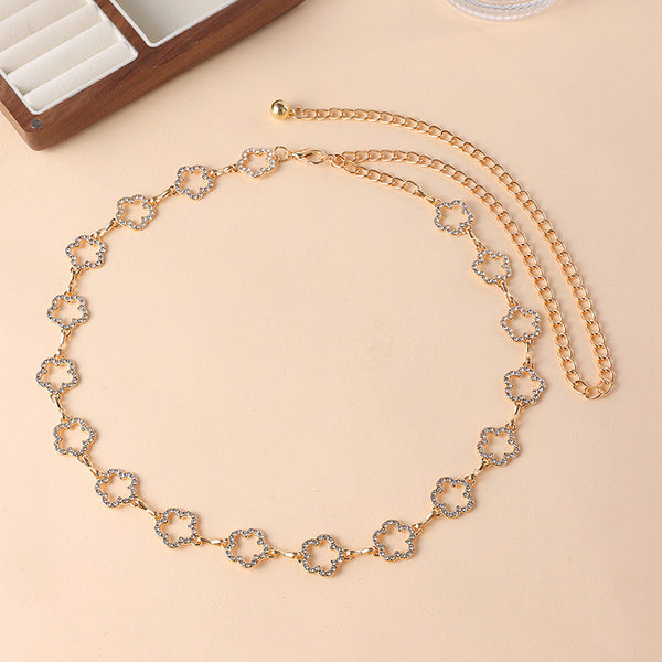 High End Flower Waist Chain