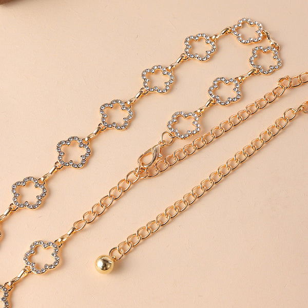 High End Flower Waist Chain