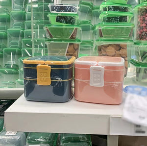 Microwavable Lunch Box Set Square