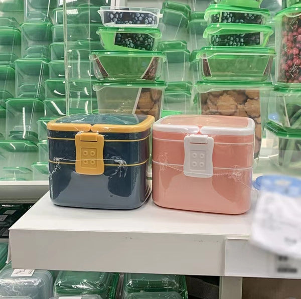 Microwavable Lunch Box Set Square