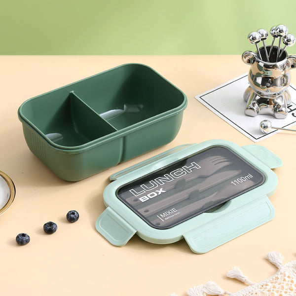 Microwavable Lunch Container with Compartments 2 Compartments