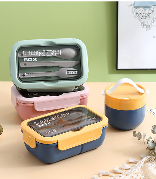 Microwavable Lunch Container with Compartments 3 Compartments