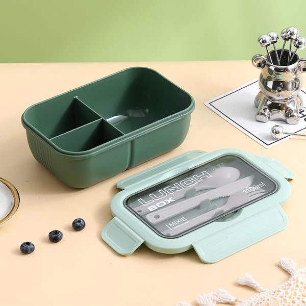 Microwavable Lunch Container with Compartments 3 Compartments