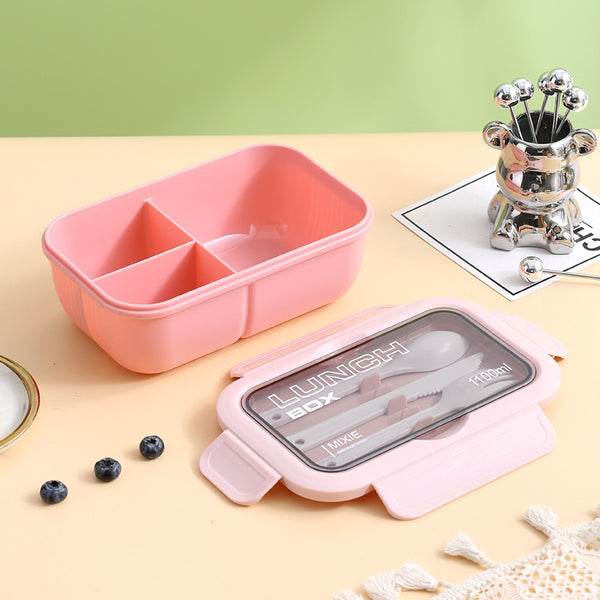 Microwavable Lunch Container with Compartments 3 Compartments