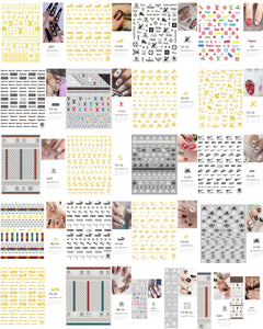Branded Nail Art Stickers