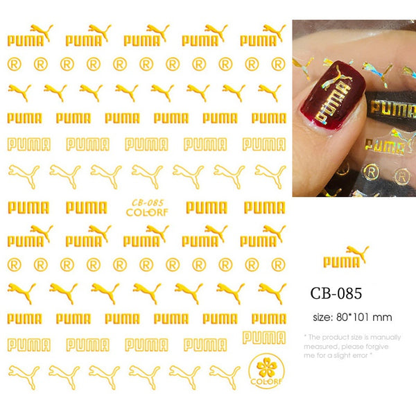 Branded Nail Art Stickers