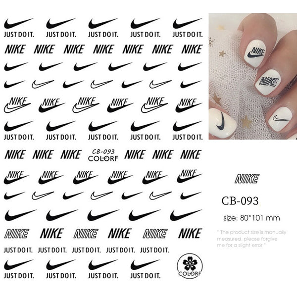 Branded Nail Art Stickers