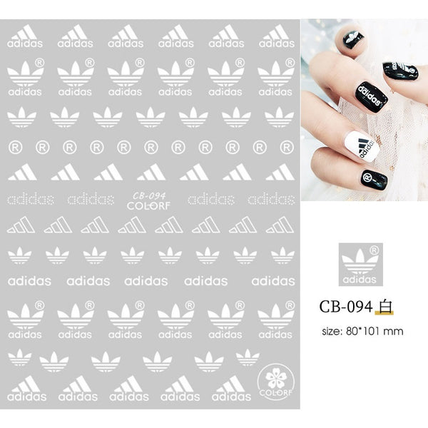 Branded Nail Art Stickers