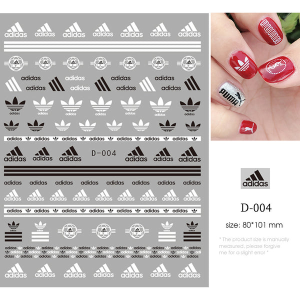 Branded Nail Art Stickers