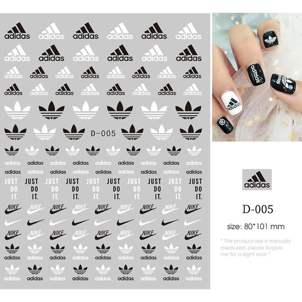 Branded Nail Art Stickers
