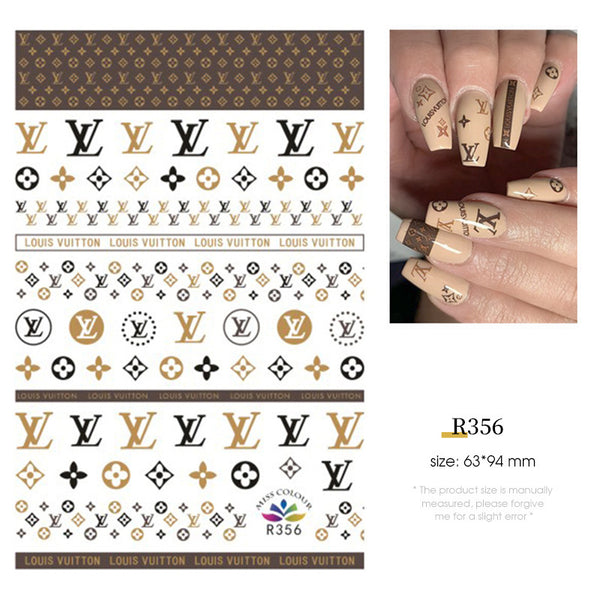 Branded Nail Art Stickers