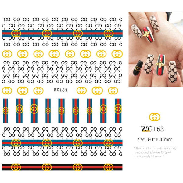 Branded Nail Art Stickers