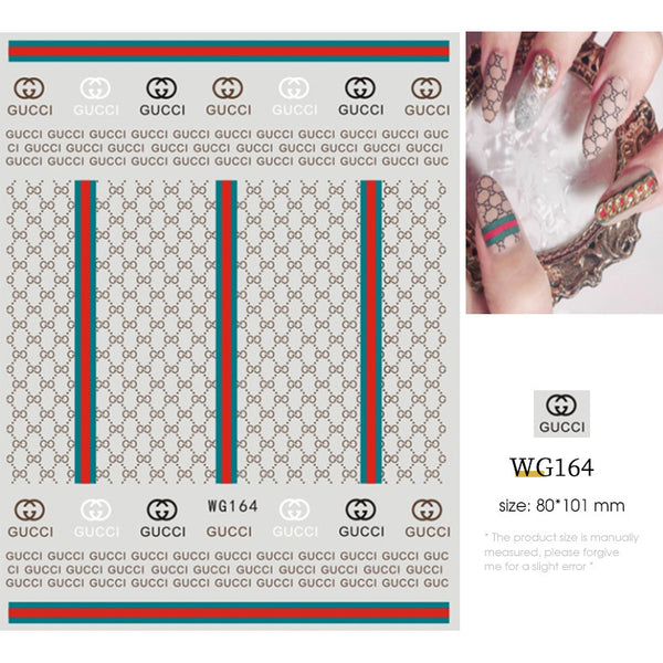 Branded Nail Art Stickers