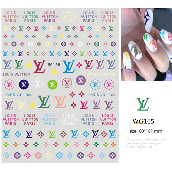 Branded Nail Art Stickers