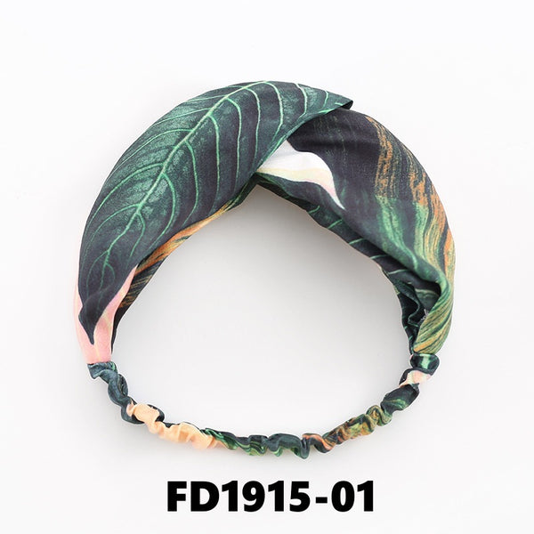 Water Print Cotton Headband