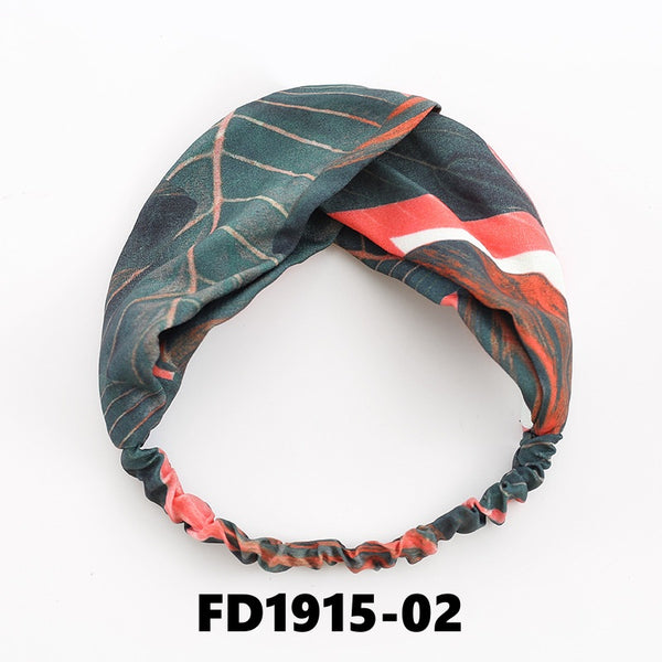 Water Print Cotton Headband