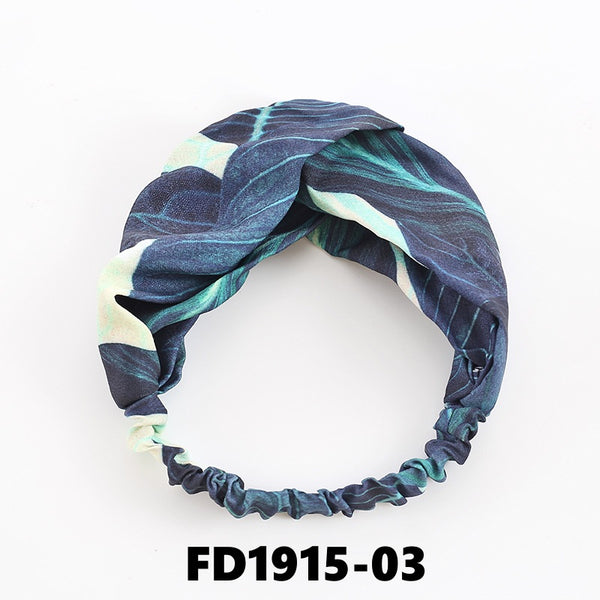 Water Print Cotton Headband