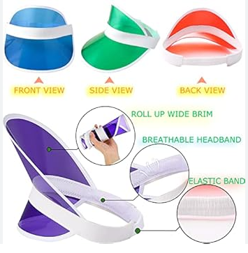 Neon Clear Visors 753