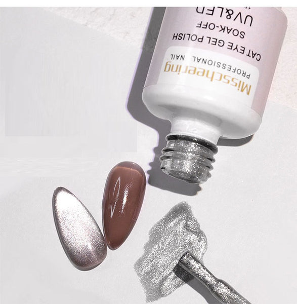 Silver Cat Eye UV Gel Polish