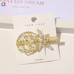 Shell and Star Hair Clip