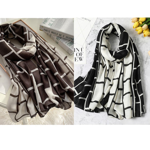 Big Linen Scarf M24