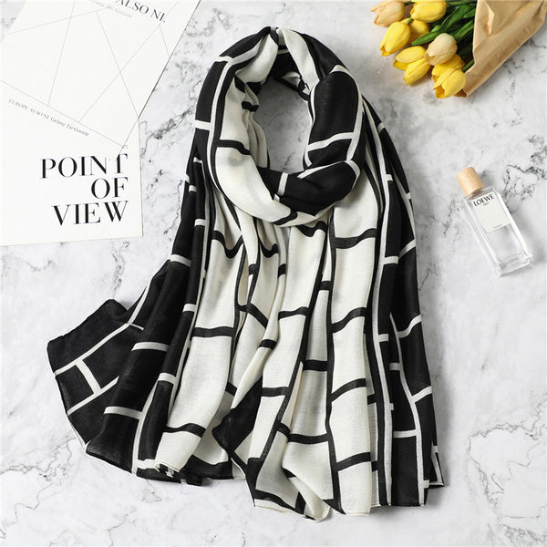Big Linen Scarf M24