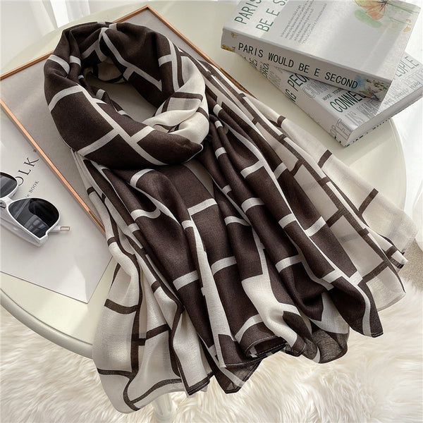 Big Linen Scarf M24