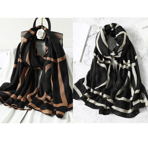 Big Linen Scarf M26