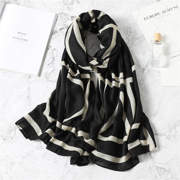 Big Linen Scarf M26