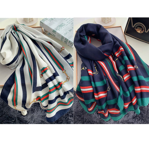 Big Linen Scarf M83