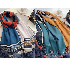 Big Linen Scarf M82