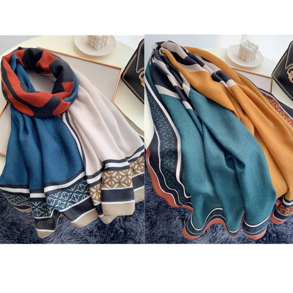 Big Linen Scarf M82