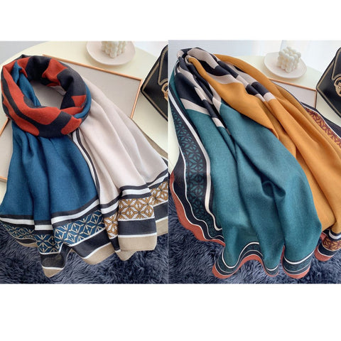 Big Linen Scarf M82