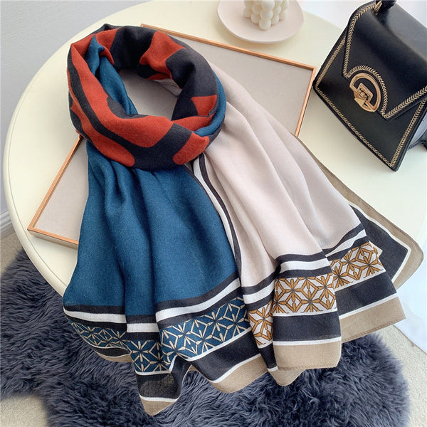 Big Linen Scarf M82