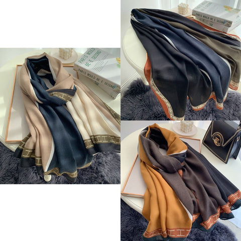 Big Linen Scarf M79