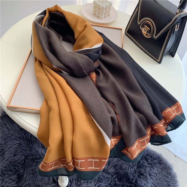 Big Linen Scarf M79
