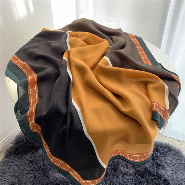 Big Linen Scarf M79