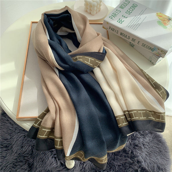 Big Linen Scarf M79
