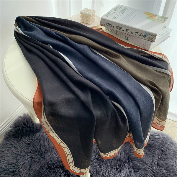 Big Linen Scarf M79