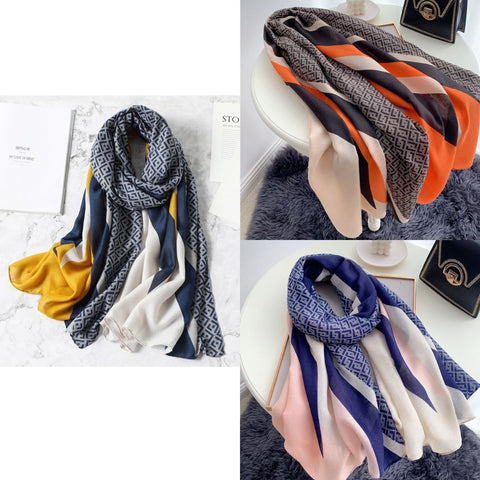 Big Linen Scarf M92