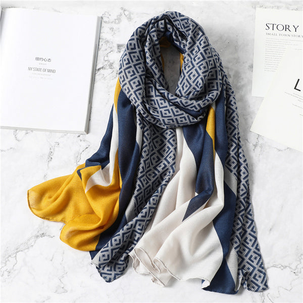 Big Linen Scarf M92