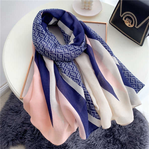 Big Linen Scarf M92