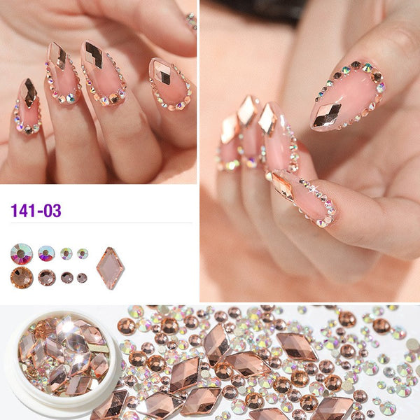 Nail Art Flat Bottom Rhinestones