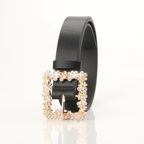 Classic Alloy Pin Buckle PU Belt