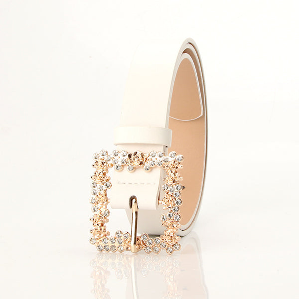 Classic Alloy Pin Buckle PU Belt