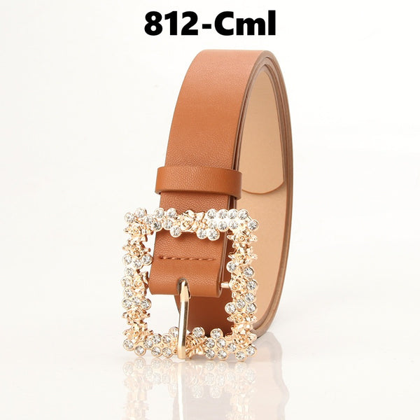 Classic Alloy Pin Buckle PU Belt