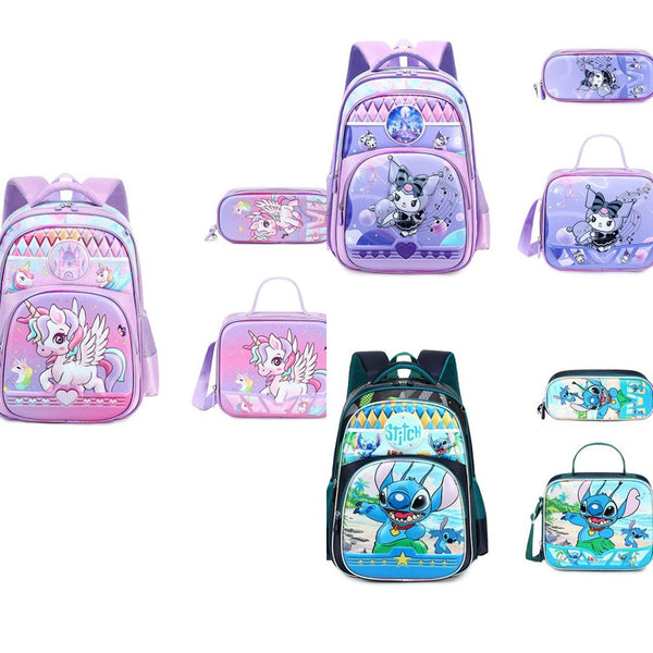 3 Piece Cartoon Trolley(Sold Separately) Backpack