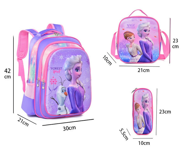 3 Piece 16" Trolley(Not Included) Backpack