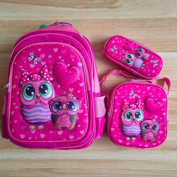 3 Piece 16" Trolley(Not Included) Backpack